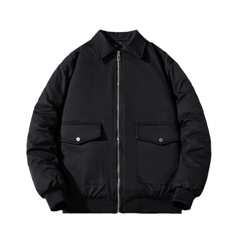 Mens Vintage Jackets Jacket Padded Workwear Jacket Trendy Baseball Uniform