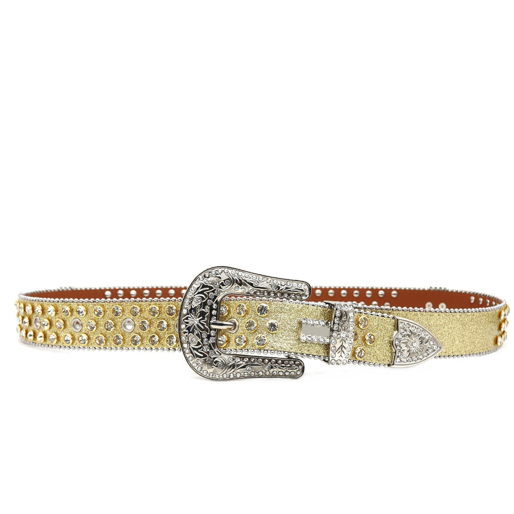 Hip-hop punk rhinestone belt punk hot girl style