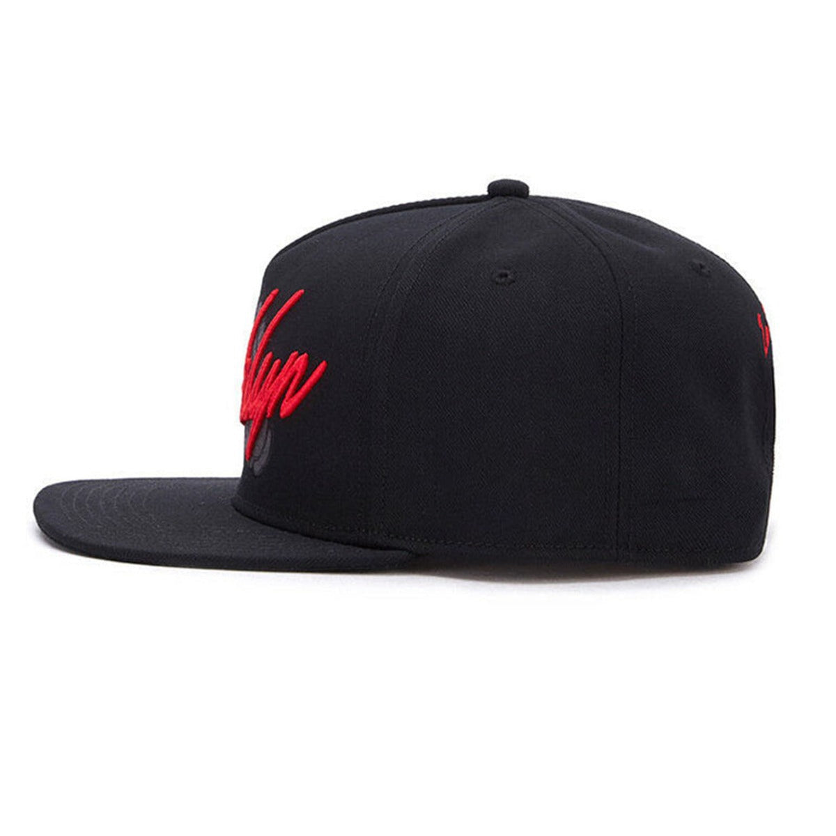 Trendy flat brimmed snapback hatsembroider brooklyn breathable and adjustable