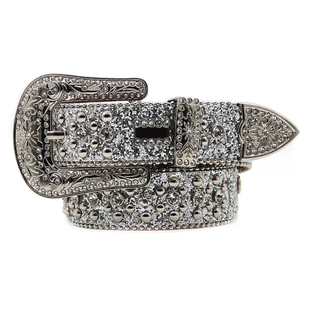 Hip-hop punk rhinestone belt fashionpunk style