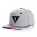 Trendy flat brimmed snapback hatsexternal iron label