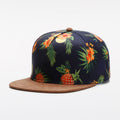 Trendy flat brimmed snapback hatsbreathable adjustable sunshade