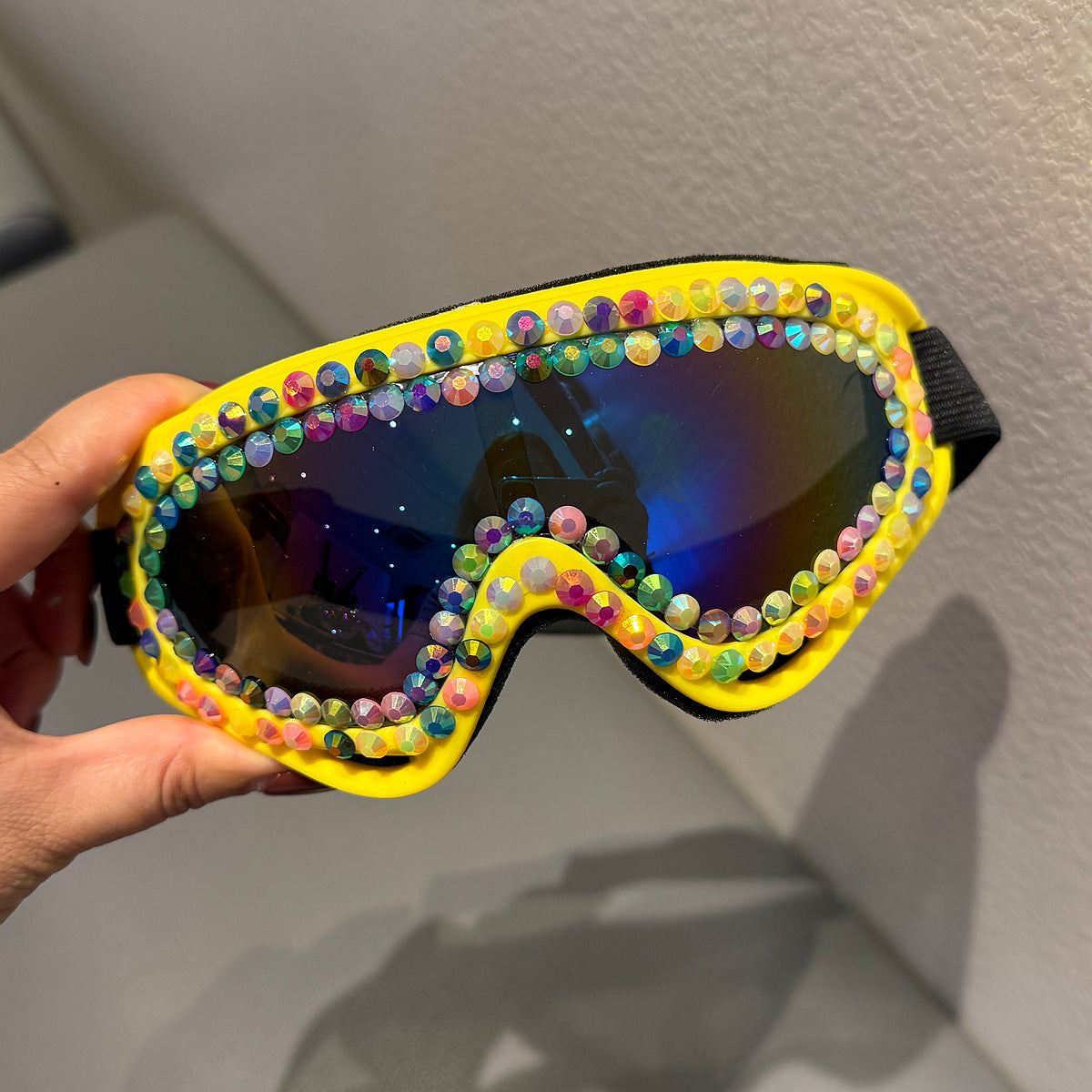 Trendy punk glasses windproof and dustproof adjustable