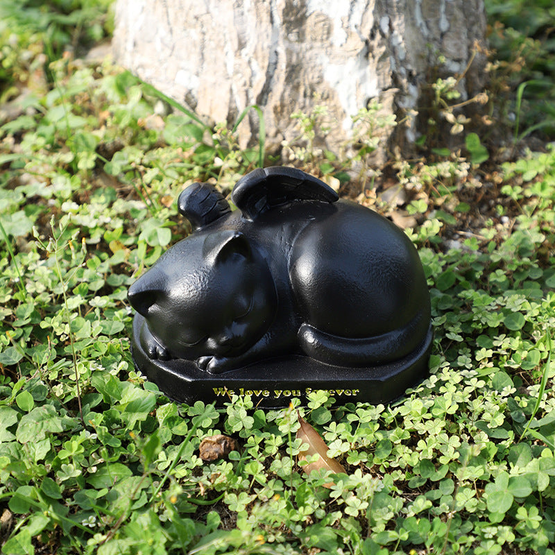 Pet Grave Marker Resin Creative Pet Dog Dog Urn Animal Cat Love Pet Coffin Memorial Box Funeral Supplies