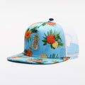 Trendy flat brimmed snapback hatssummer mesh sunshade