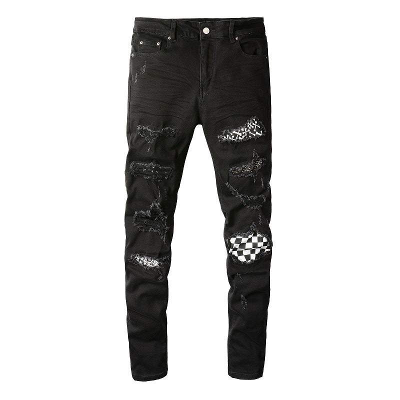 AMIRI Jeans Hole & Patch DiAMIond Slim Fit #8538