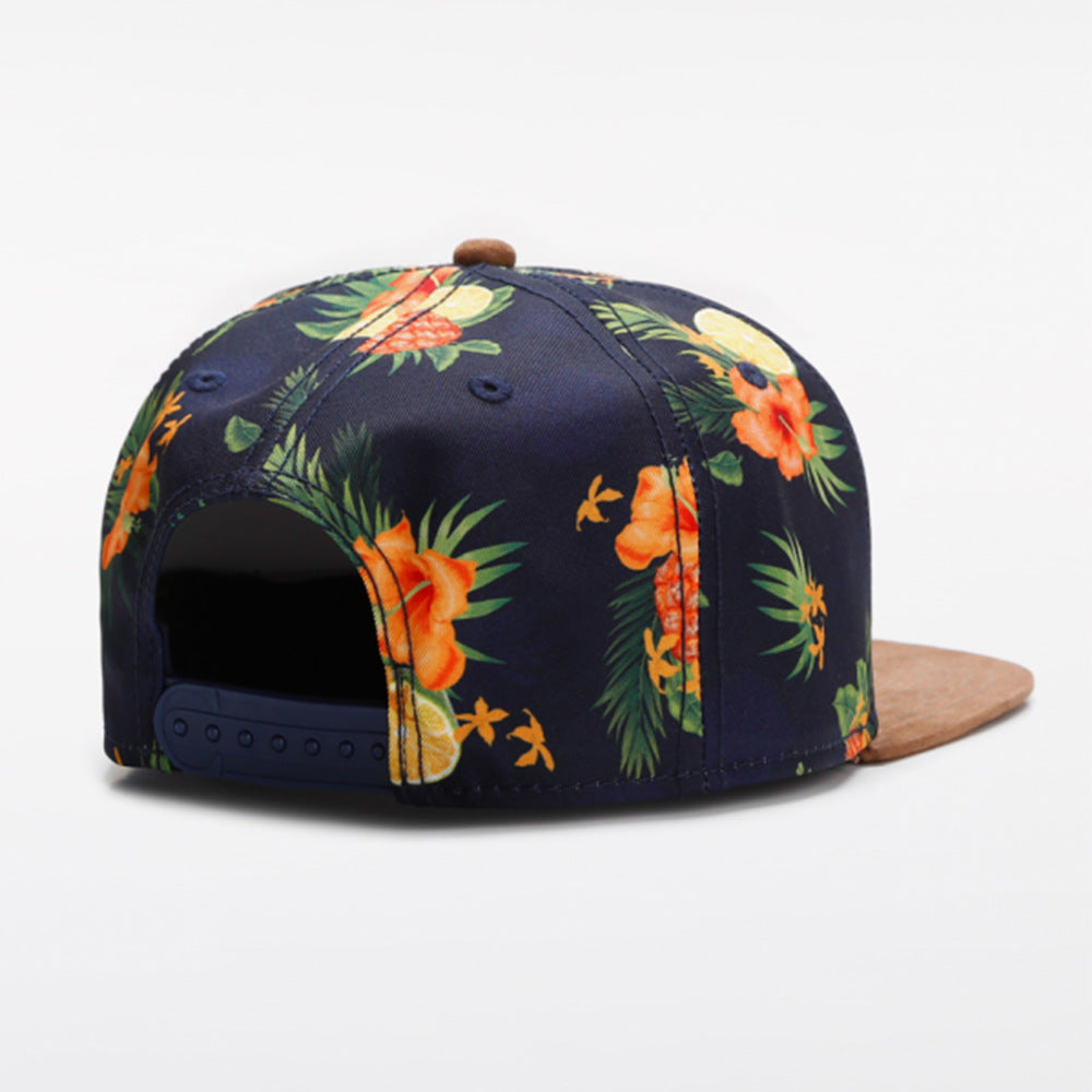 Trendy flat brimmed snapback hatsshade