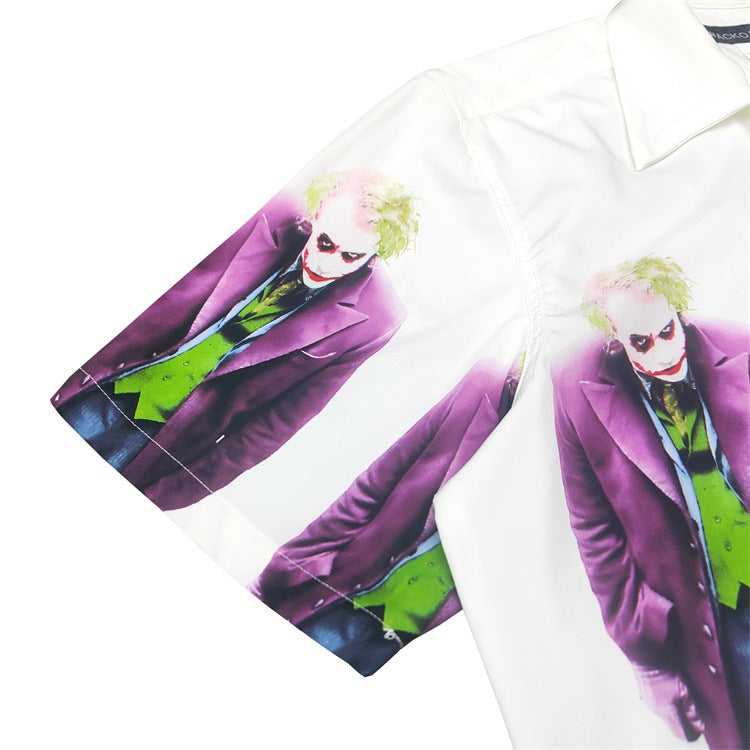 GUILTYPARTIES TIGER Shirts Batman movie short-sleeved shirt