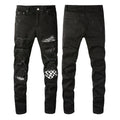 AMIRI Jeans Hole & Patch DiAMIond Slim Fit #8538