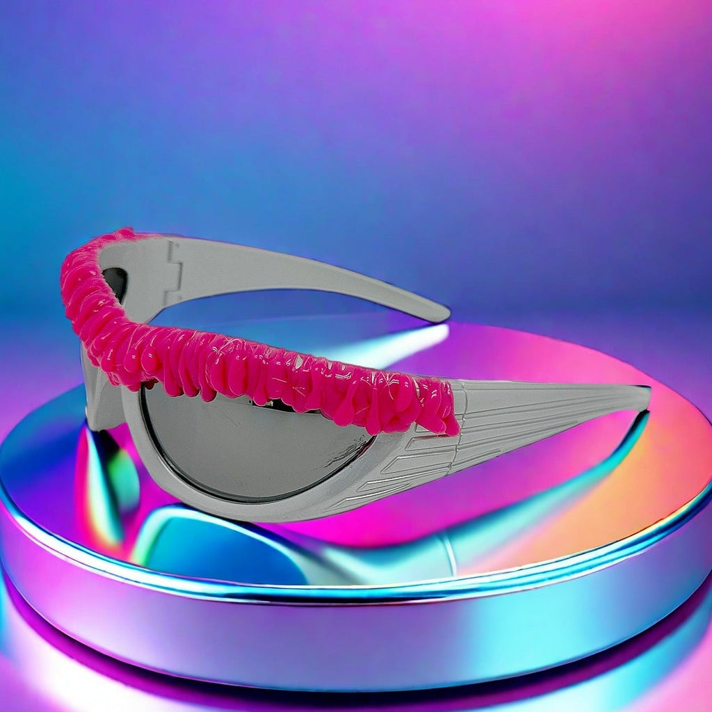 Trendy punk glasses y2k plastic