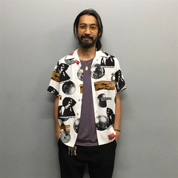 GUILTYPARTIES TIGER Shirts DJ Harvey 20ss Joint 30th Anniversary Tour Hawaii Short Sleeve Shirt Men