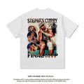 Nba T Shirt Vintage American Curry Summer Short Sleeve T-shirt Loose Washed-out High-quality pure cotton comfortable and trendy clothing