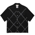 GUILTYPARTIES TIGER Shirts 24ss Shenxing checkered rayon, Hawaiian casual short-sleeved shirt men