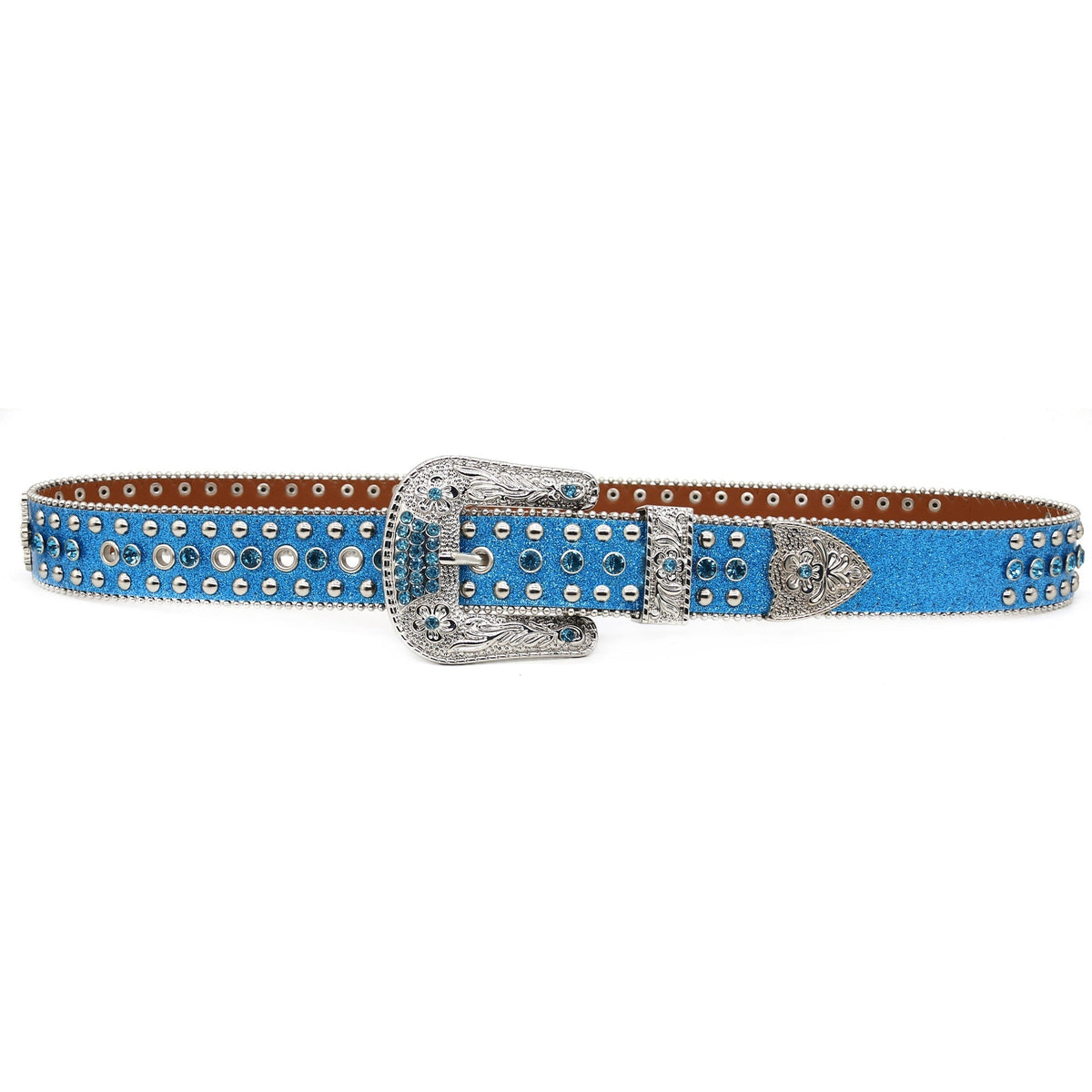 Hip-hop punk rhinestone belt y2k punk style
