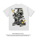 Nba T Shirt Curry Short-Sleeved T-shirt Washed Distressed Small Neckline Short-Sleeved Fashion Brand High-quality pure cotton comfortable and trendy clothing