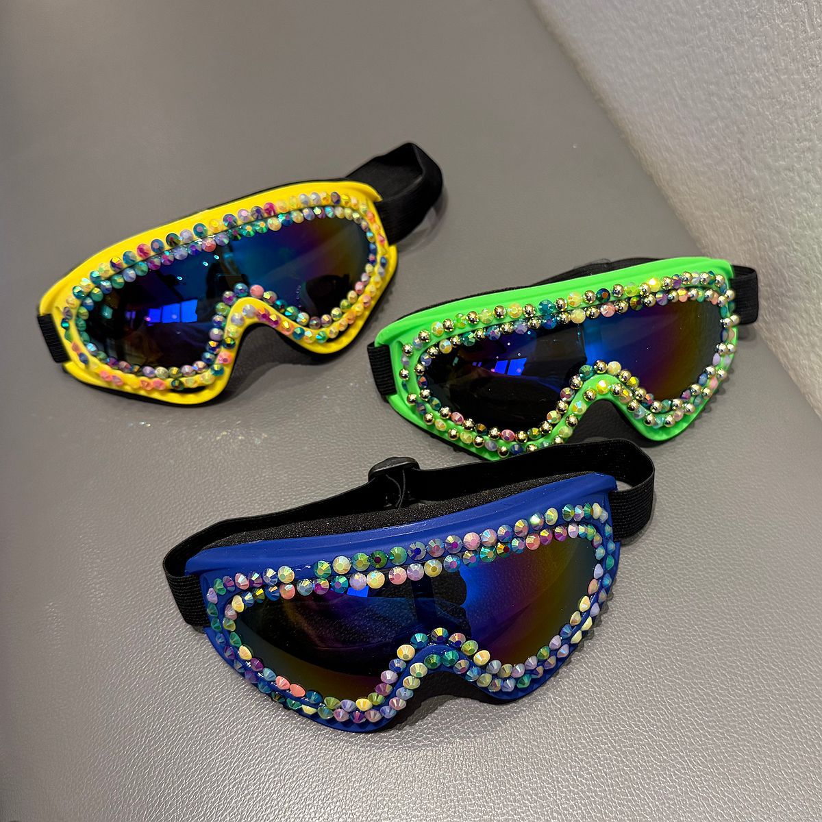 Trendy punk glasses windproof and dustproof adjustable