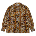 GUILTYPARTIES TIGER Long sleeved shirt LEOPARD OPEN Classic leopard print Hawaiian long sleeved shirt