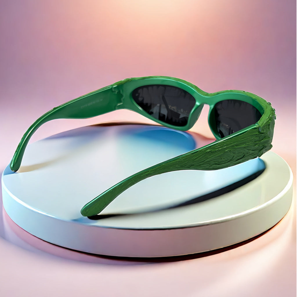 Trendy punk glasses cat eyes