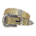 Hip-hop punk rhinestone belt punk hot girl style