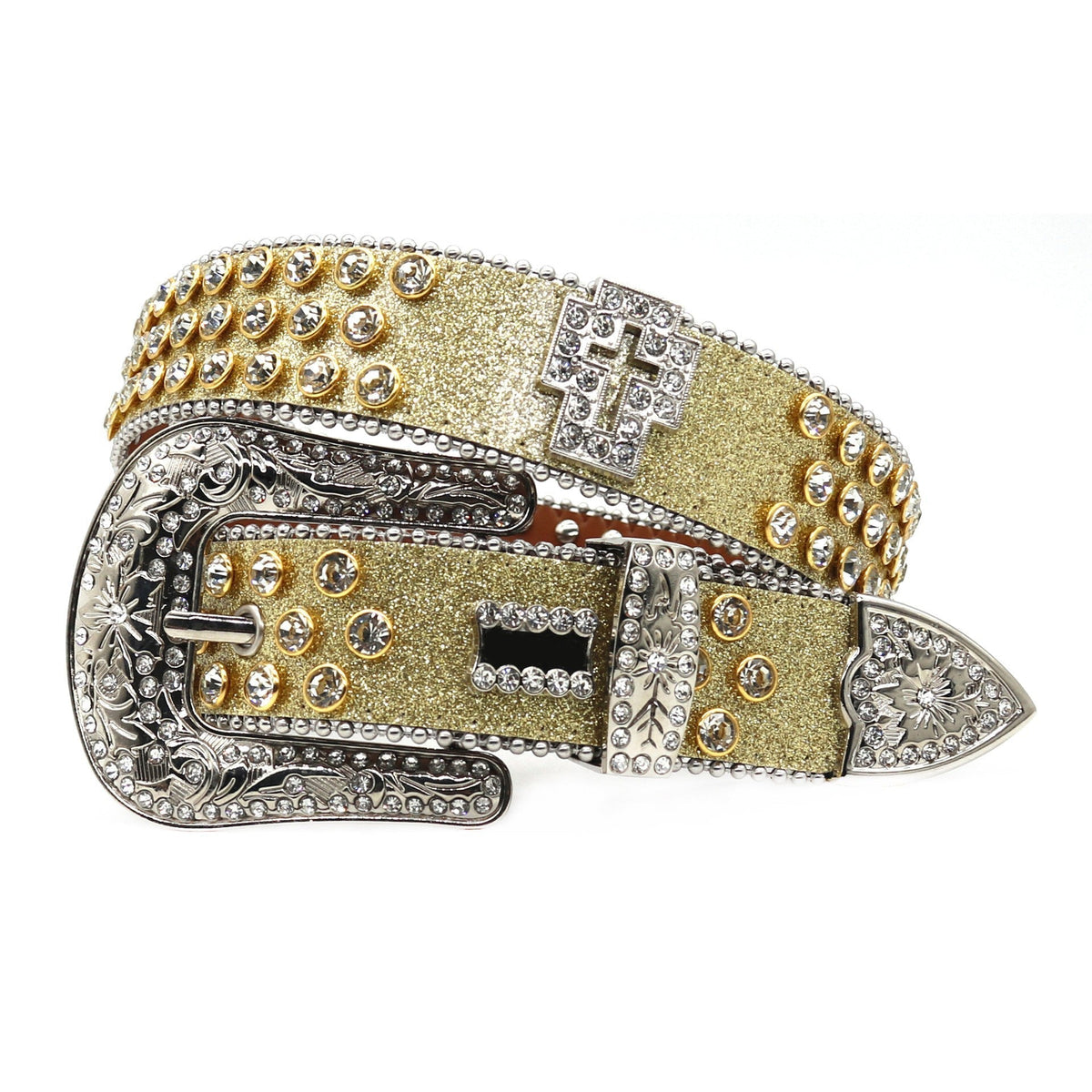 Hip-hop punk rhinestone belt punk hot girl style