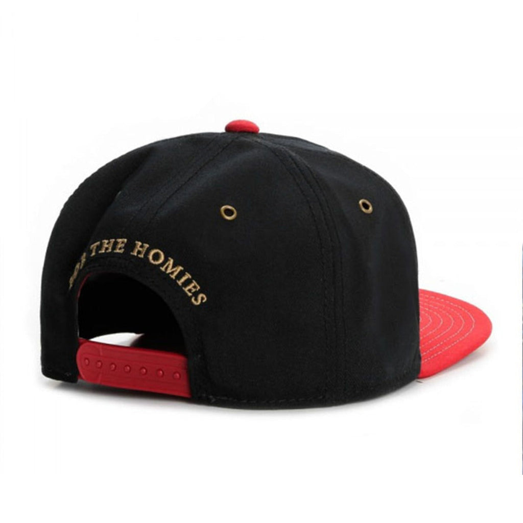 Trendy flat brimmed snapback hatsspring and summer breathable sunshade