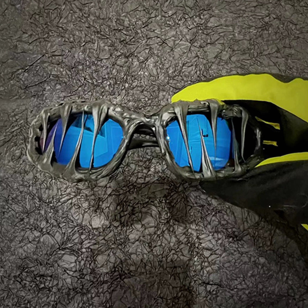 Trendy punk glasses alien halloween