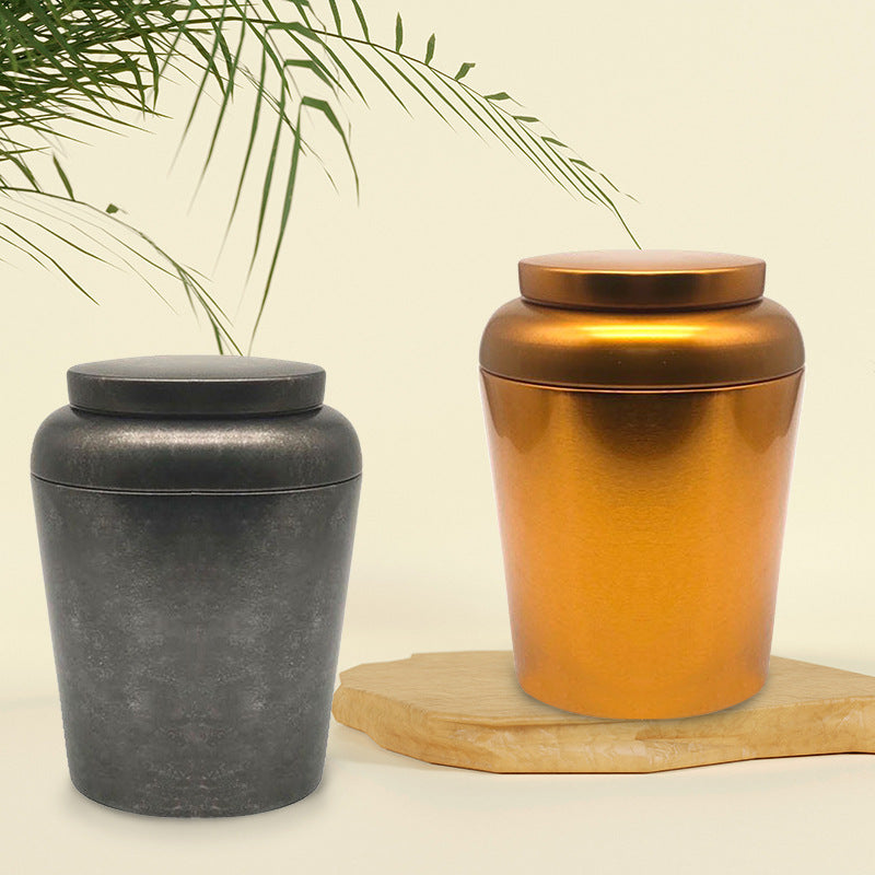 Pet Urn commemorates the passing cute pet cat and dog urn universal tinplate pet supplies urn souvenirs