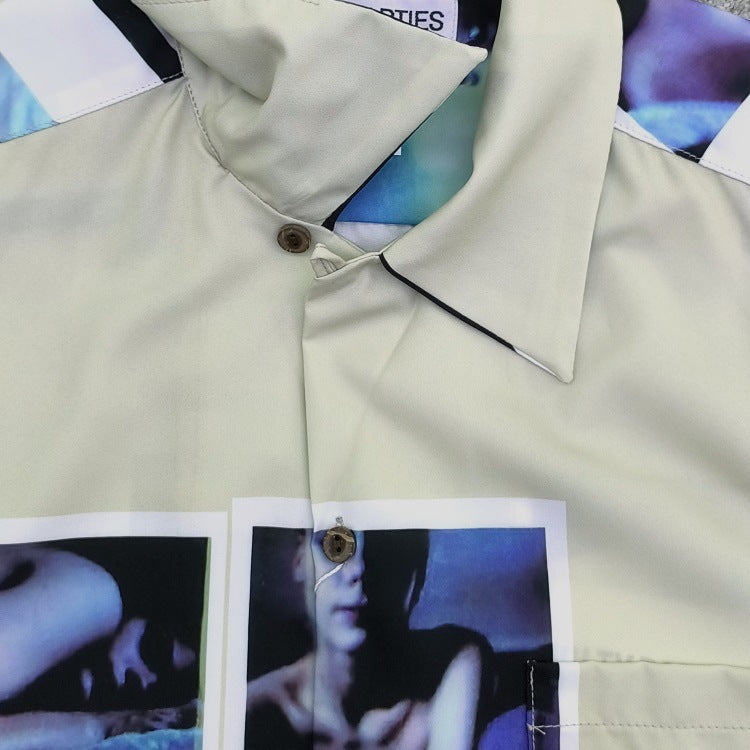 GUILTYPARTIES TIGER Shirts 23ss DAVIDE SORRENTI DAVID SORENTI Short Sleeve Shirt