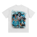 Nba T Shirt Basketball Printed Short-Sleeved Top Direct Injection European and American T-shirt Loose High-quality pure cotton comfortable and trendy clothing