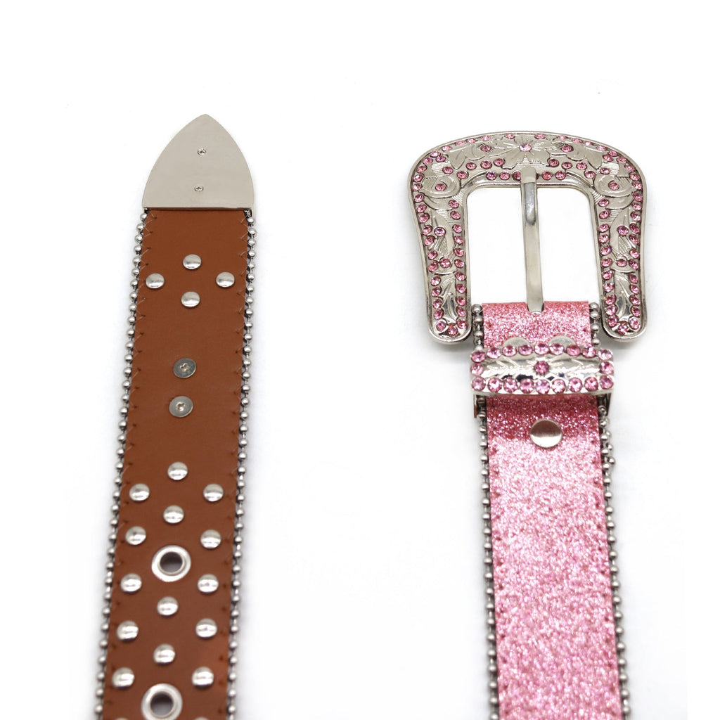 Hip-hop punk rhinestone belt sparkling diamond punk style