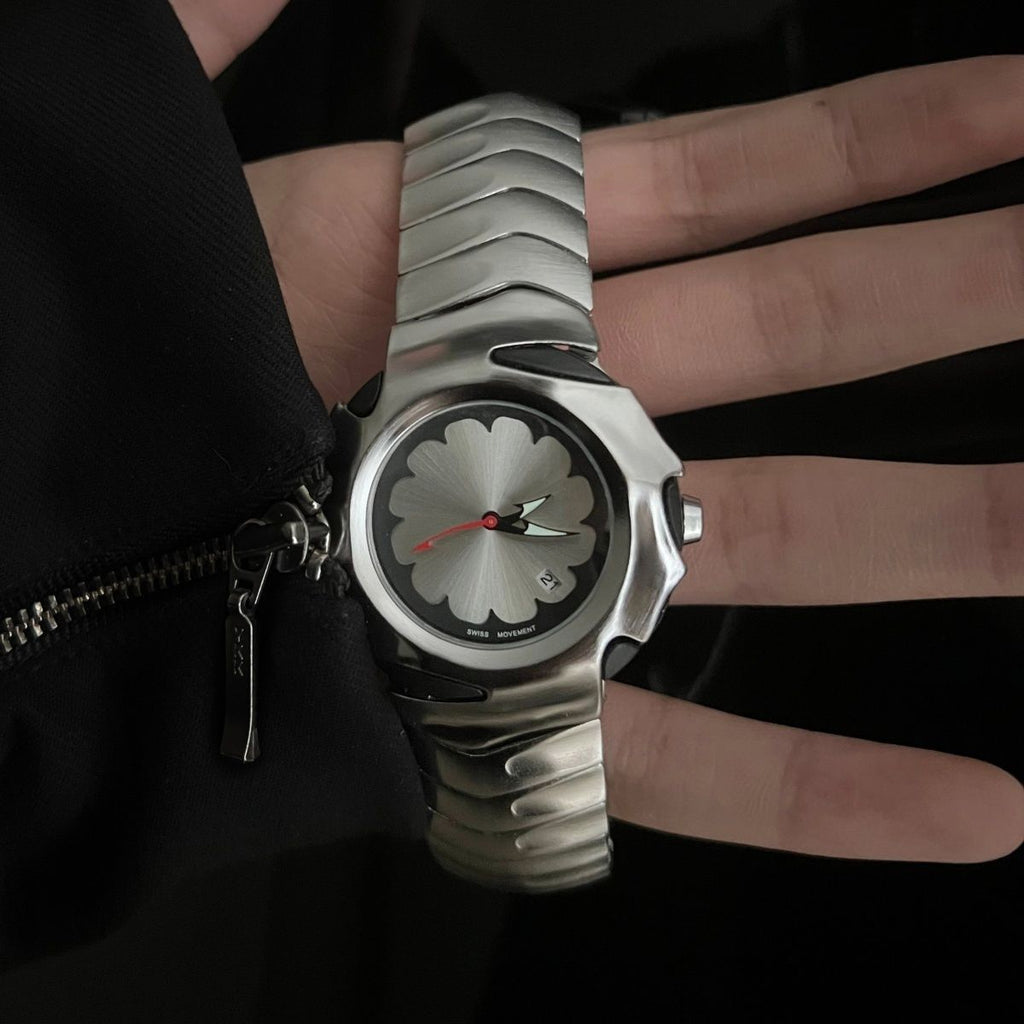Men's watches y2k special-shaped blade design men's waterproof