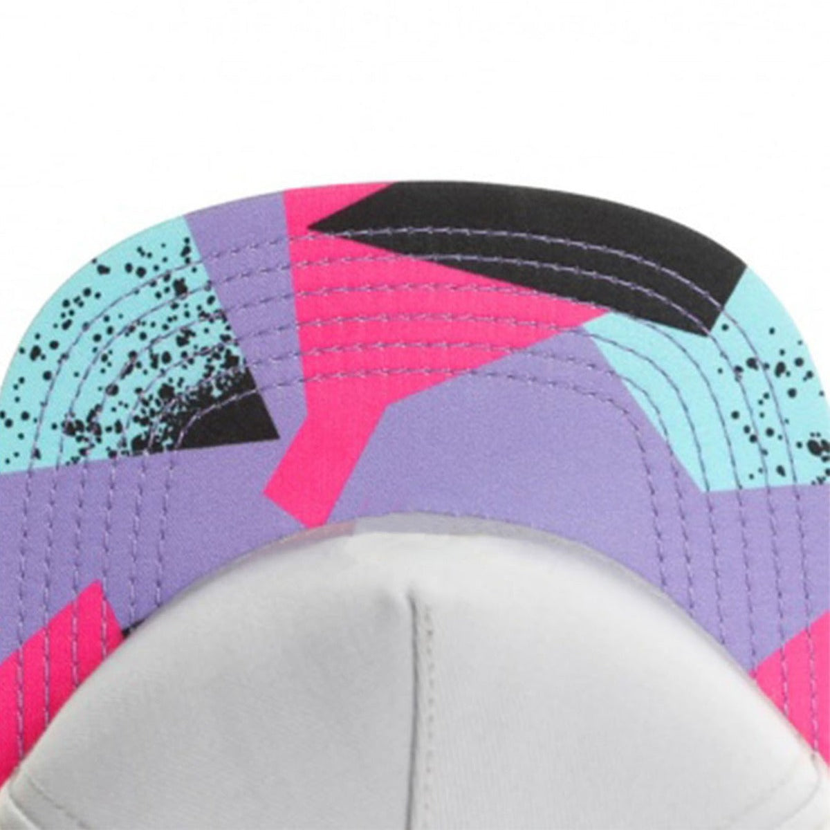 Trendy flat brimmed snapback hatsblank without embroider