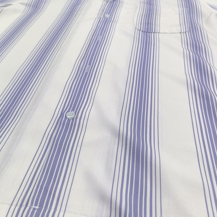 GUILTYPARTIES TIGER Shirts 23SS Striped Plaid Polka Dot Hawaiian Rayon Short Sleeve Shirt Men