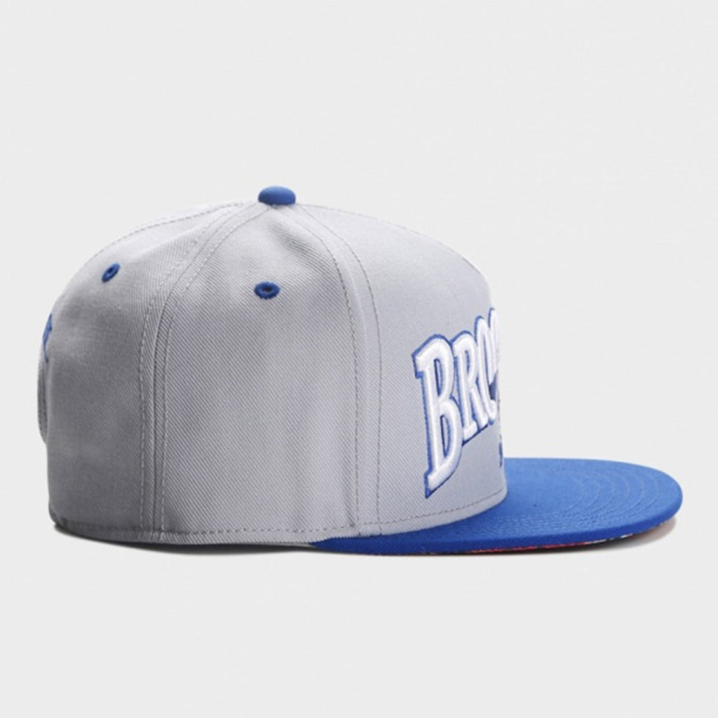 Trendy flat brimmed snapback hatsBROOKLYN Sunshade Vintage