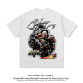 Nba T Shirt Curry Basketball Character Print Short Sleeve Men and Women Heavy Loose High-quality pure cotton comfortable and trendy clothing