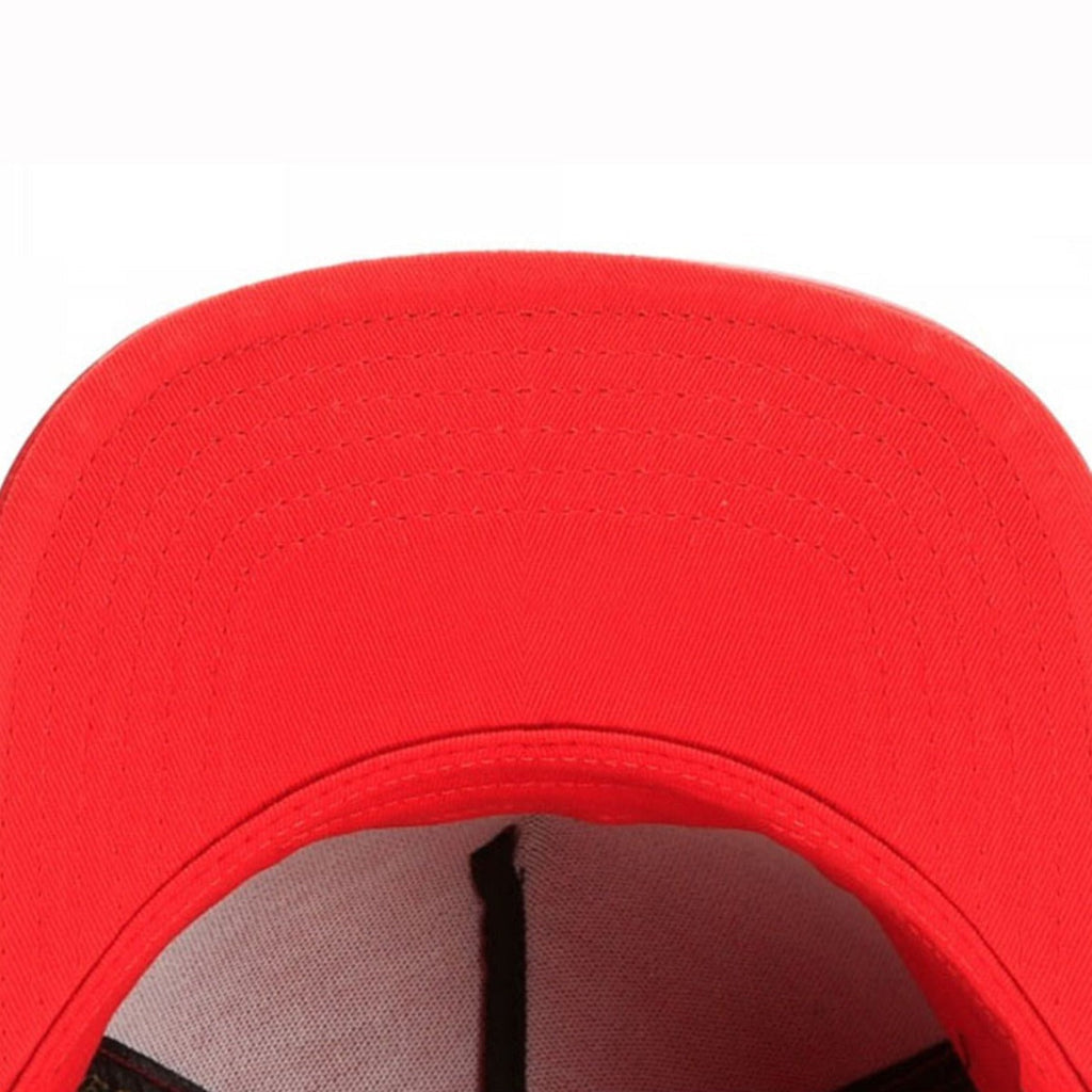 Trendy flat brimmed snapback hatsletterc adjustable