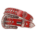 Hip-hop punk rhinestone belt flash diamond wide belt