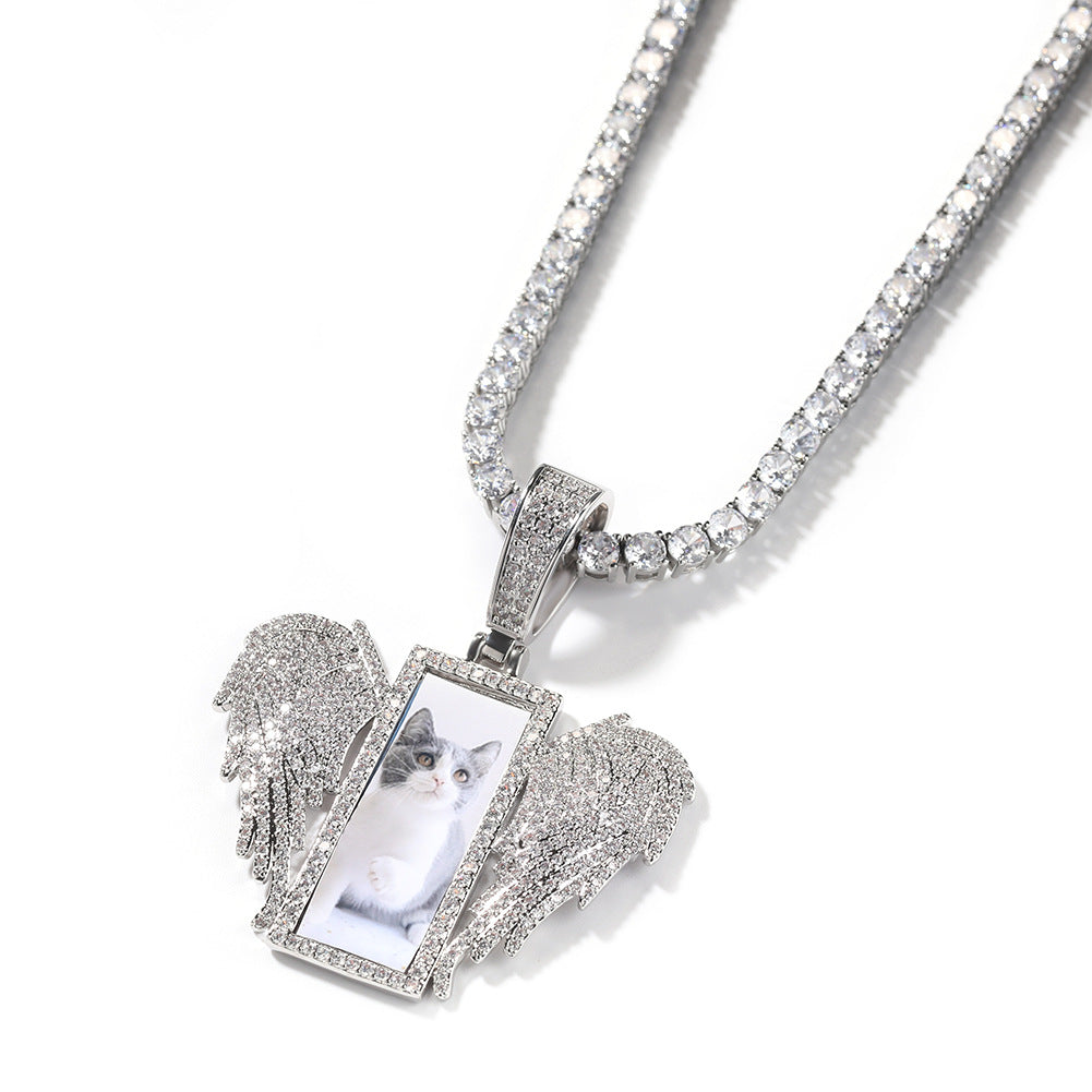 Jewelry Creative Ins Wind Rectangle Wings Animal Spectrum St. Valentine's