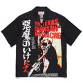 GUILTYPARTIES TIGER Shirts 22ss Texas Chainsaw Demon Maniac Hawaiian Print Short Sleeve Shirt Men
