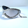Trendy Punk Glasses Metal Chain Decoration Y2K