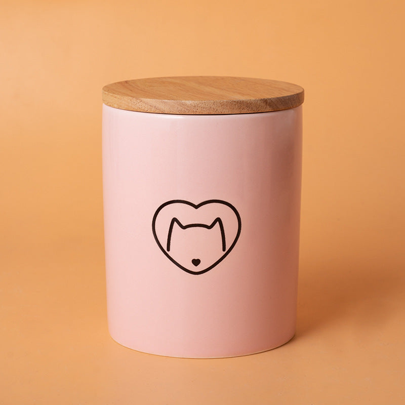 Pet Urn Ceramic Pet Urn Memorial Jar Cats and Dogs Funeral Supplies Sealed Urn Jar Jar