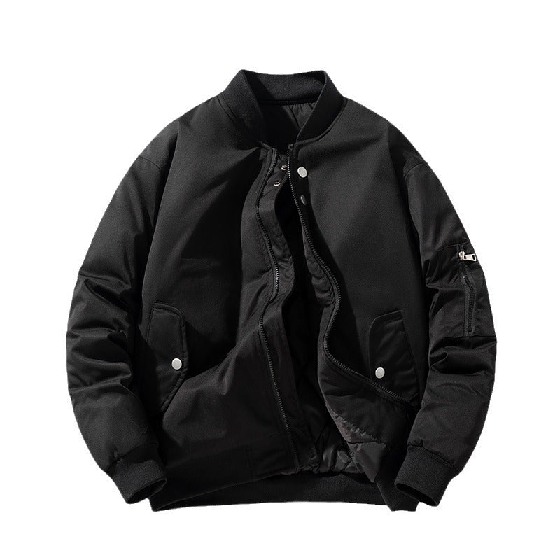 Men Vintage Jackets Baseball Suit Autumn/Winter Flying Suit Jacket Printing