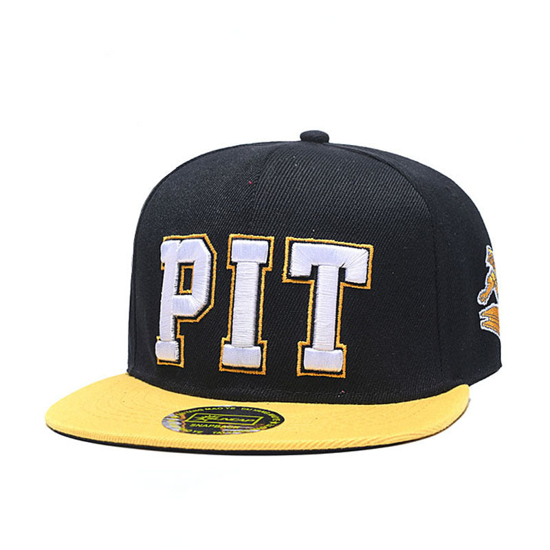 Trendy flat brimmed snapback hats