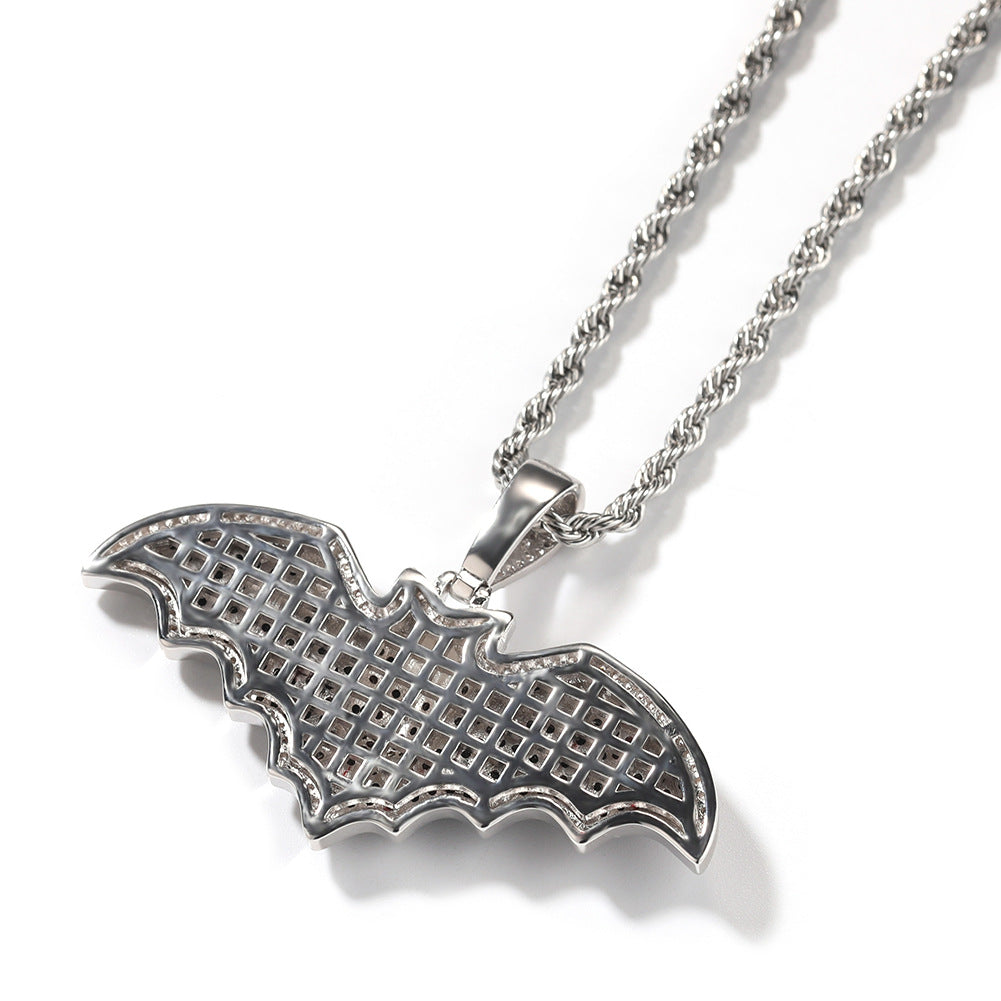 Jewelry Diablo Gothic Diamond Bat Pendant rapper Armament Jesus Pieces
