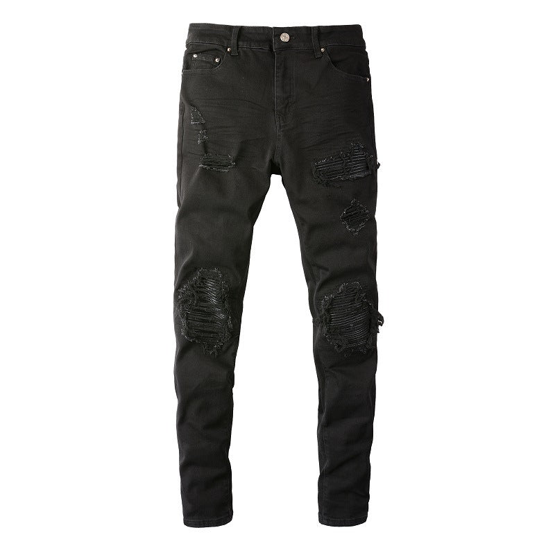AMIRI Jeans Hole & Patch Slim Stretch #8520