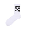 OFF OW whtie Socks XX stripe pattern