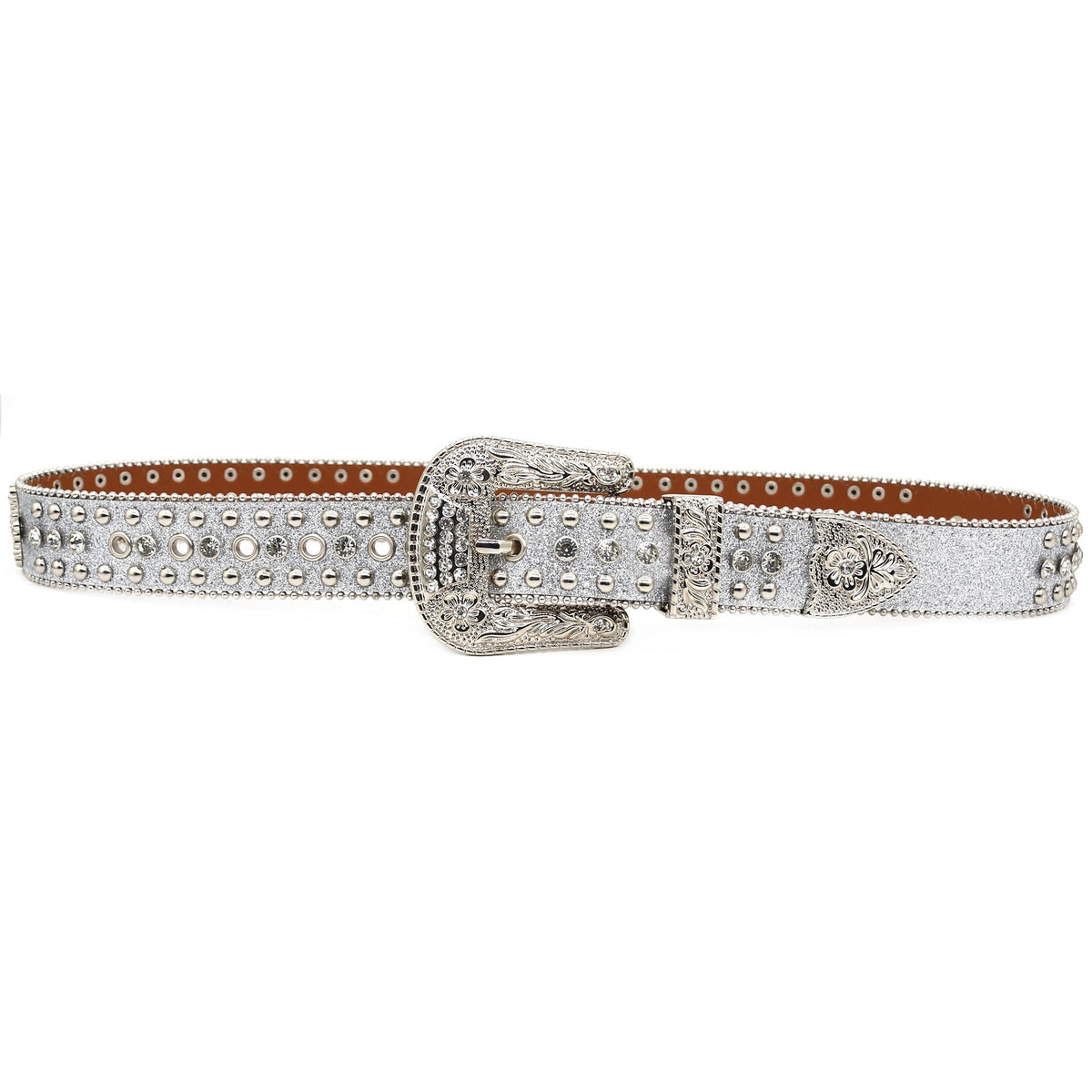 Hip-hop punk rhinestone belt punk style