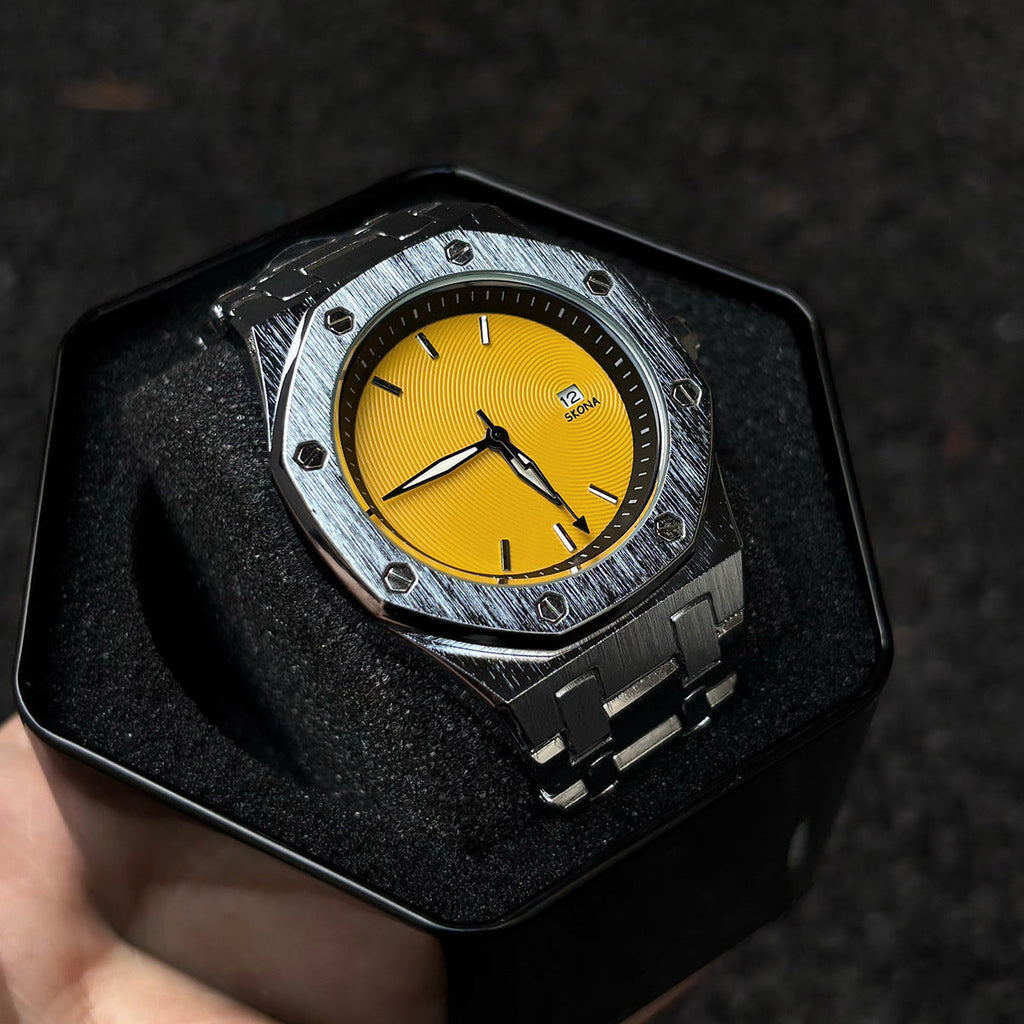 Men's watches sports waterproof belt calendar