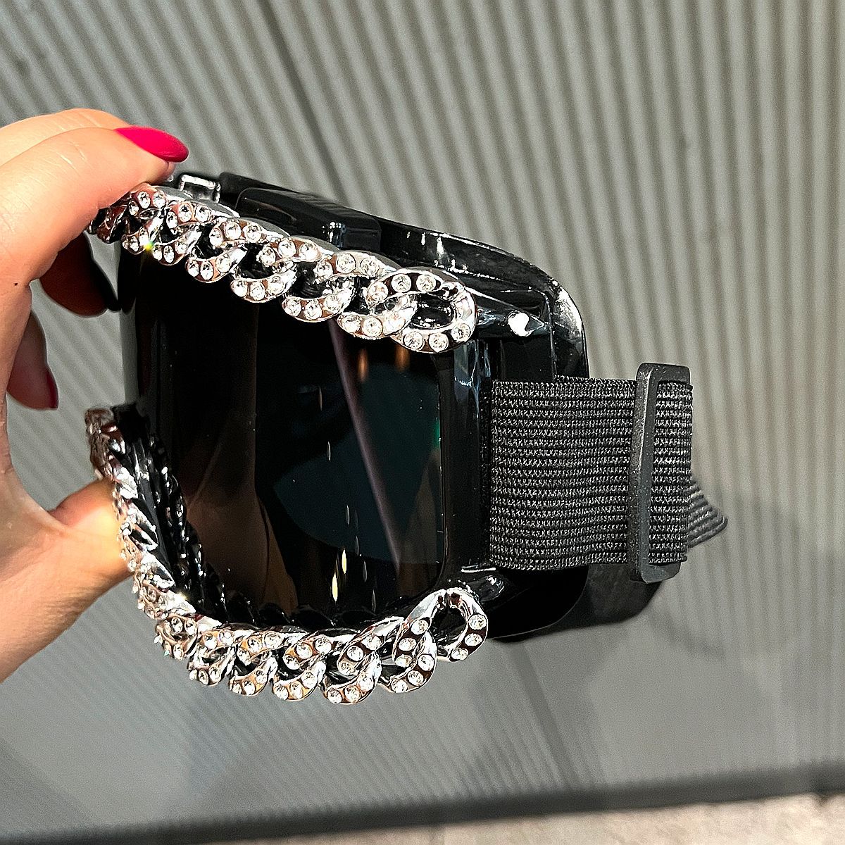 Trendy punk glasses windproof, anti-fog and anti-dazzle