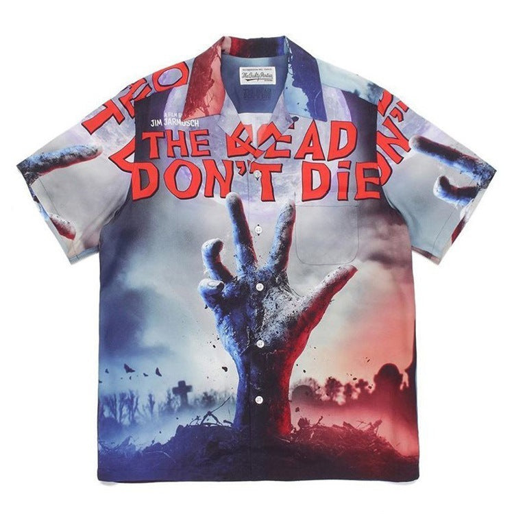 GUILTYPARTIES TIGER Shirts THE DEAD DON'DIE Hawaiian Short Sleeve Shirt